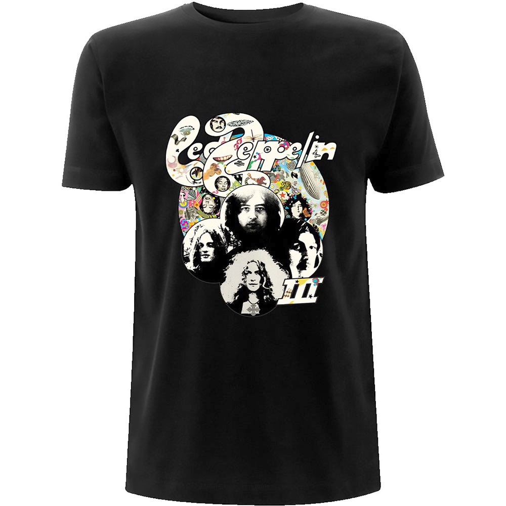Led Zeppelin - Photo III Heren Tshirt - Zwart